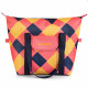 Spokey San Remo Termo taška, růžovo-modro-žlutá, 52x20x40 cm