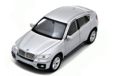 Welly BMW X6, Stříbrné 1:34-39