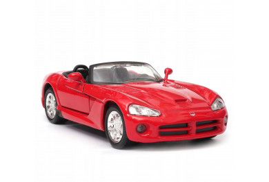 Welly Dodge 2003 Viper SRT, Červený 1:24