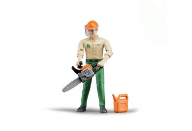 Bruder 60030 Figurka lesní dělník s příslušenstvím