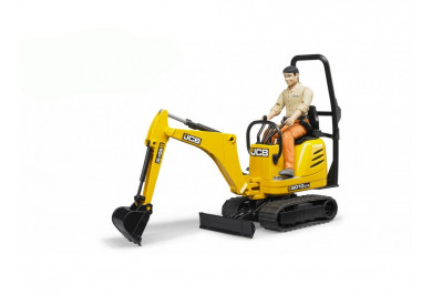 Bruder 62002 Žlutý mikro BAGR JCB 8010 CTS s figurkou