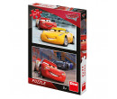 Dino Puzzle set Cars Závodníci, 2x77 dílků