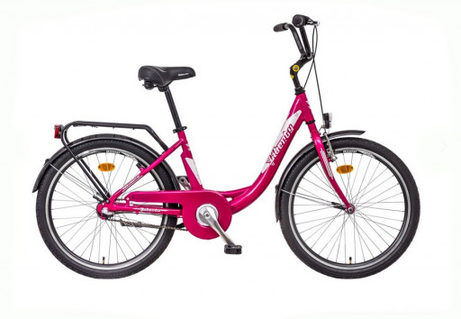 LIBERTY Městské kolo Rue 3spd 24" 2022 růžové