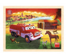 Dino Toys Dřevěné puzzle Tatra Hasiči, 20 dílků