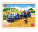 Dino Toys Dřevěné puzzle Tatra Tahač, 20 dílků
