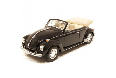 Welly VW Beetle old Convertible Černý 1:24