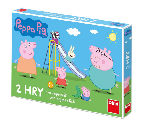 Dino PEPPA PIG Pojď si hrát a skluzavky Dětská hra