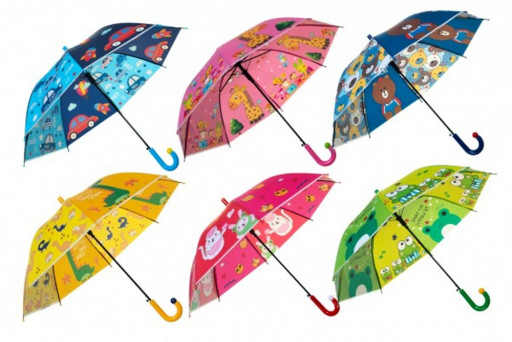 Dětský vystřelovací deštník - mix barev