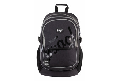 BAAGL Školní batoh Logo black
