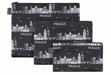 Set 3 taštiček Praha