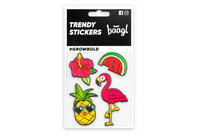 BAAGL Samolepky Flamingo