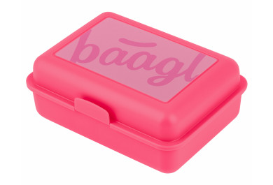 BAAGL Box na svačinu Logo růžový