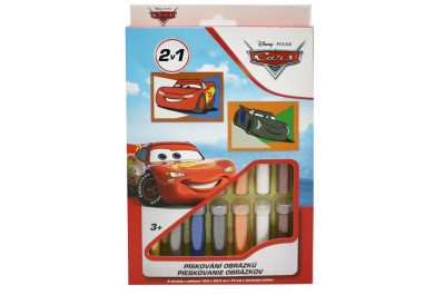 Red Castle Pískování obrázků 2v1, Cars, typ 2