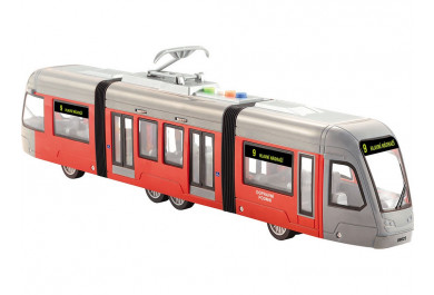 MaDe Tramvaj na setrvačník, se světlem a hudbou, 46cm