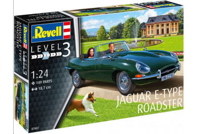 Revell ModelKit auto 07687 - Jaguar E-Type Roadster (1:24)