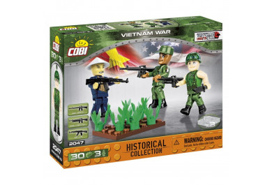 Cobi 2047 3 figurky s doplňky Vietnamská válka, 30 kostek