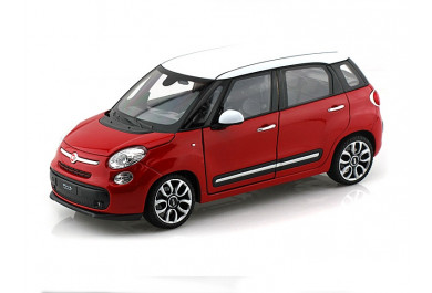 Welly Fiat 500L 2013, Červený 1:24