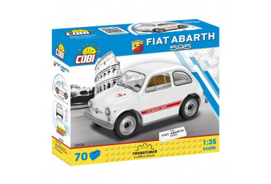 Cobi 24524 Fiat Abarth 595, 1:35, 70 kostek