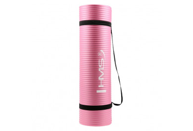 HMS YM07 Růžová podložka pro jógu 183x61x1,2 cm