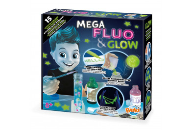 Buki Mega Fluo and Glow laboratoř