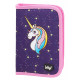 BAAGL Školní penál klasik dvě chlopně Unicorn