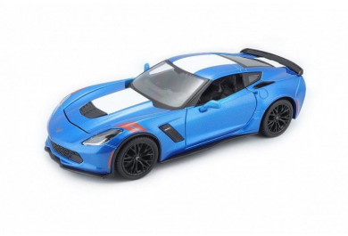 Maisto Corvette Grand Sport (2017) Modrá 1:24