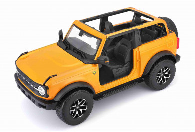 Maisto Ford Bronco Badlands (bez dveří) 2021, oranžová 1:18