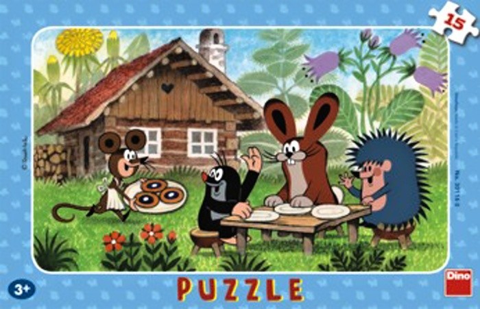 Dino deskové puzzle Krtek na návštěvě