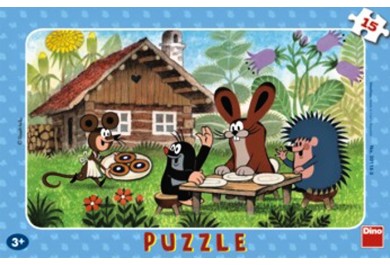 Dino deskové puzzle Krtek na návštěvě