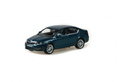 Abrex Škoda Octavia III (2012) Modrá Lava Metalíza 1:43