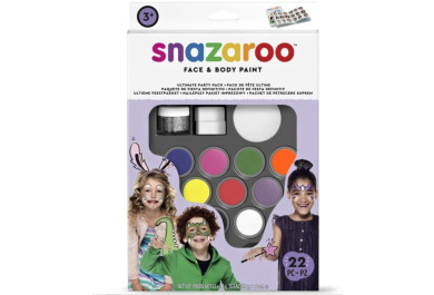 Snazaroo obličejové barvy - Velká sada Party Pack