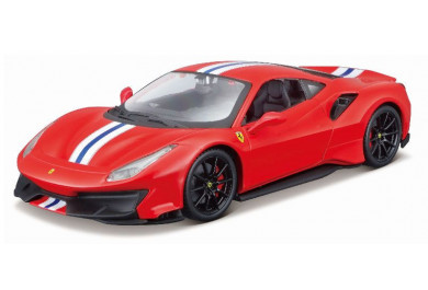 Maisto Kit Ferrari 488 Pista Červené 1:24