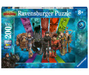 Ravensburger Puzzle Jak vycvičit draka 3, Dračí jezdci 200 dílků