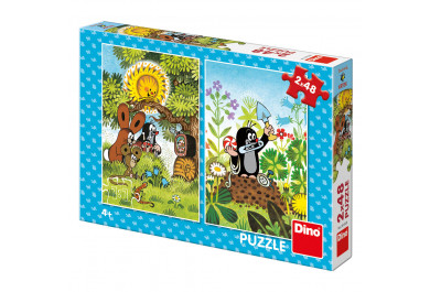 Dino Puzzle Krtek, 4x48 dílků