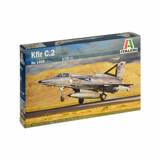 Italeri Model Kit letadlo 1408 - Kfir C.2 (1:72)