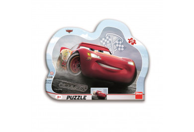 Dino Cars 3 Blesk Mcqueen, Kontura puzzle, 25 dílků