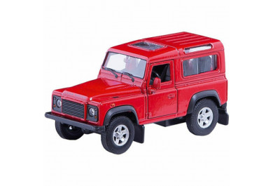 Welly Land Rover Defender Červený 1:34-39