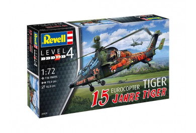 Revell Plastic ModelKit vrtulník 03839 Eurocopter Tiger - 15 Years Tiger (1:72)