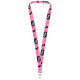 BAAGL Přívěsek na klíče dlouhý – lanyard, růžový