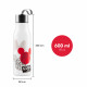 Plastová láhev Minnie, 600 ml