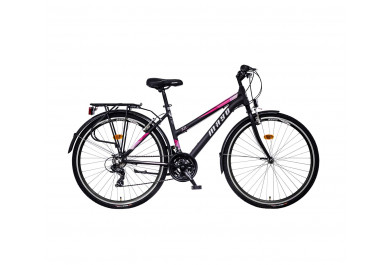 Mayo XR Fit Trek Flat Dámské trekingové kolo 2025 černo-růžové