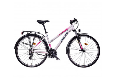 Mayo XR Fit Trek Flat Dámské trekingové kolo 2025 bílo-růžové