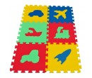 Malý Génius puzzle MAXI 6 Dopravní prostředky, Silný 4 barvy