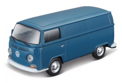 Maisto Volkswagen T2 Panel Van, Modrý 1:43