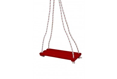 Dětské dřevěné houpací prkénko, Červené 46x19 cm