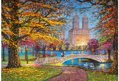Castorland puzzle 1500 dílků - Podzimní procházka v Centrál parku