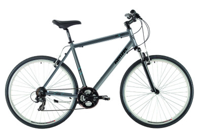 Kenzel Pánské krosové kolo Stroller Cross 2025 stříbrná (rám. 48)