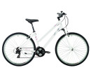 Kenzel Dámské krosové kolo Stroller Cross woman 2025 bílo-stříbrné (rám. 44)
