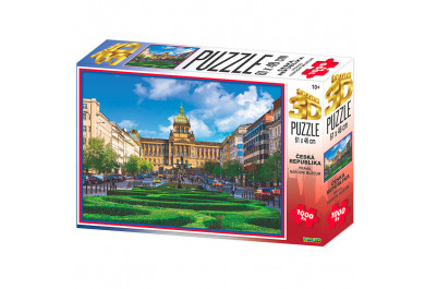 Puzzle 3D Praha Národní muzeum 1000 dílků