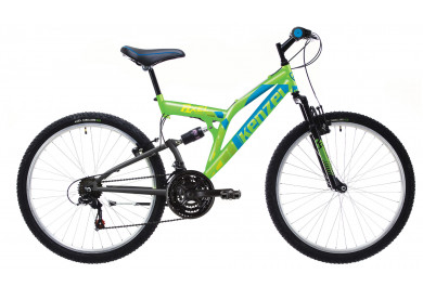 Kenzel Axel SF26 Horské celoodpružené kolo, 2026, zelené